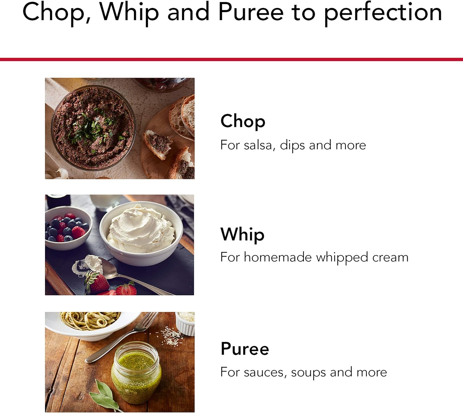 KitchenAid 5 Cup Food Chopper - KFC0516, Empire Red