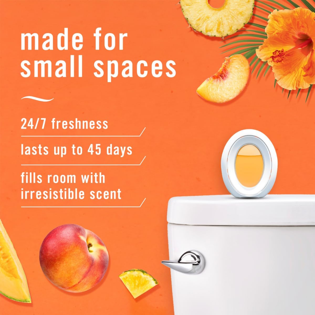 Febreze Small Spaces Air Freshener Linen & Sky, .25 fl. oz., Pack of 4