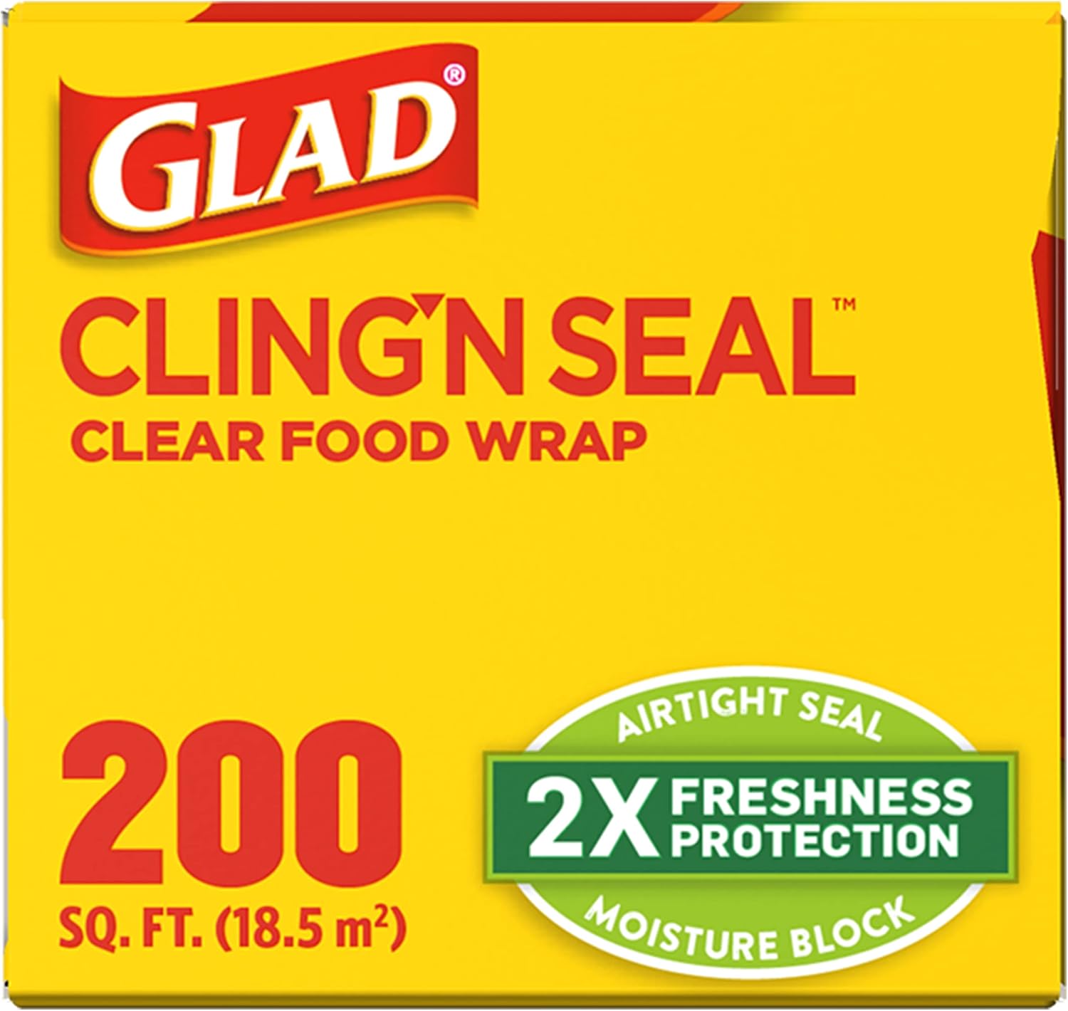 Glad® Press'n Seal® Plastic Food Wrap - 100 Square Foot Roll - 3 Pack (Package May Vary)