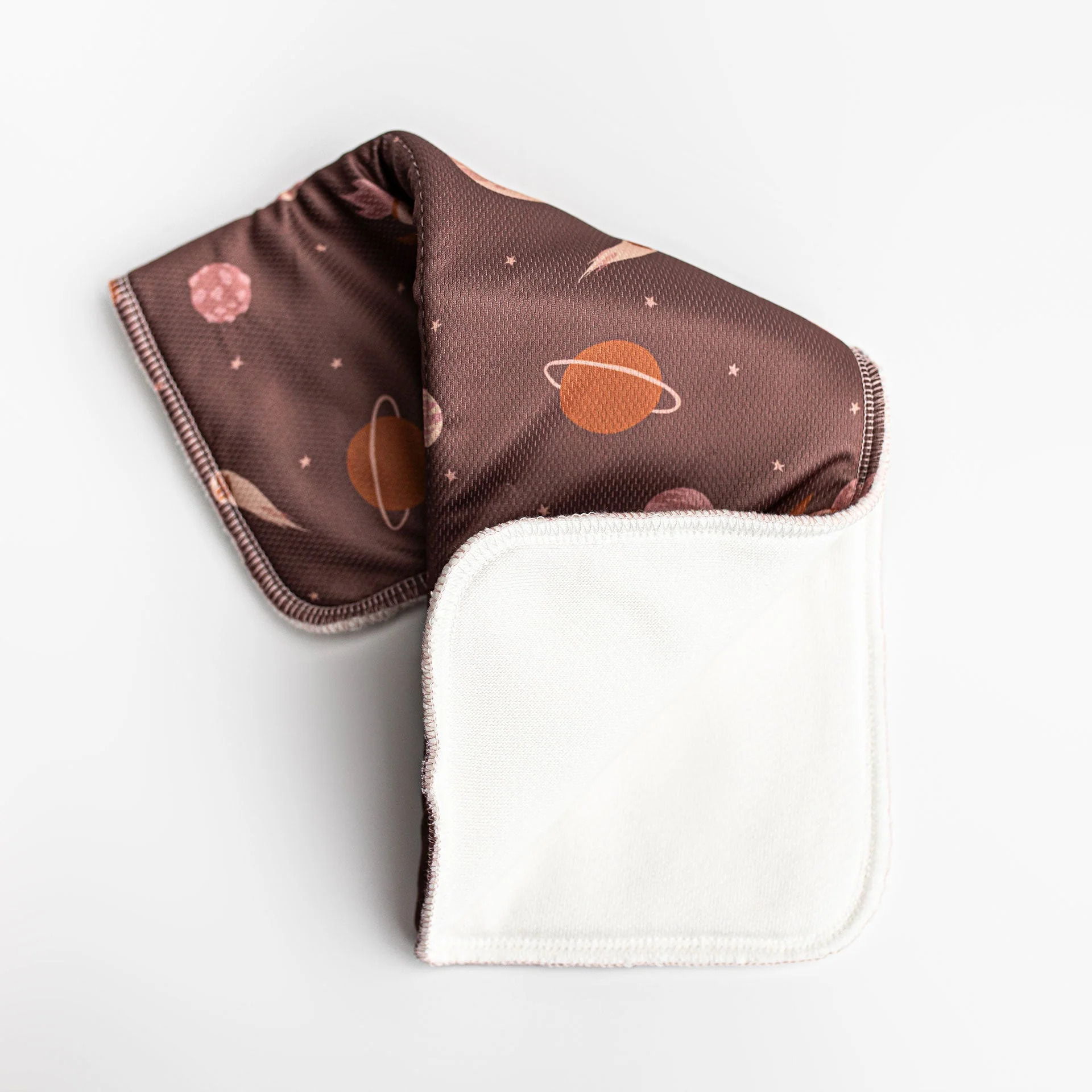 Kinder Cloth Diaper Co. 3-Layer Bamboo Cotton Bookfold Insert with Athletic Wicking Jersey