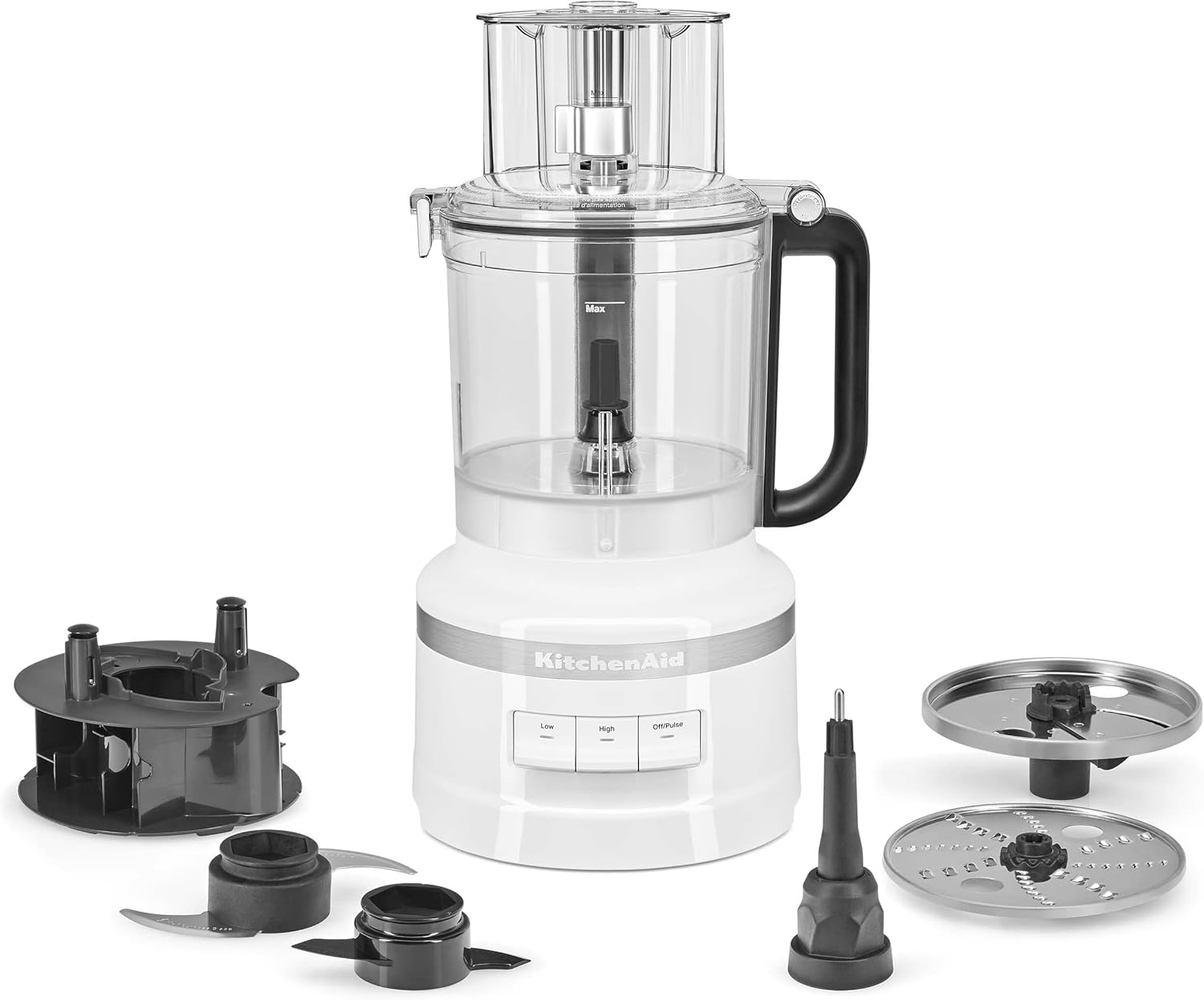 KitchenAid KFP0718CU Food Processor, 7 Cup, Contour Silver