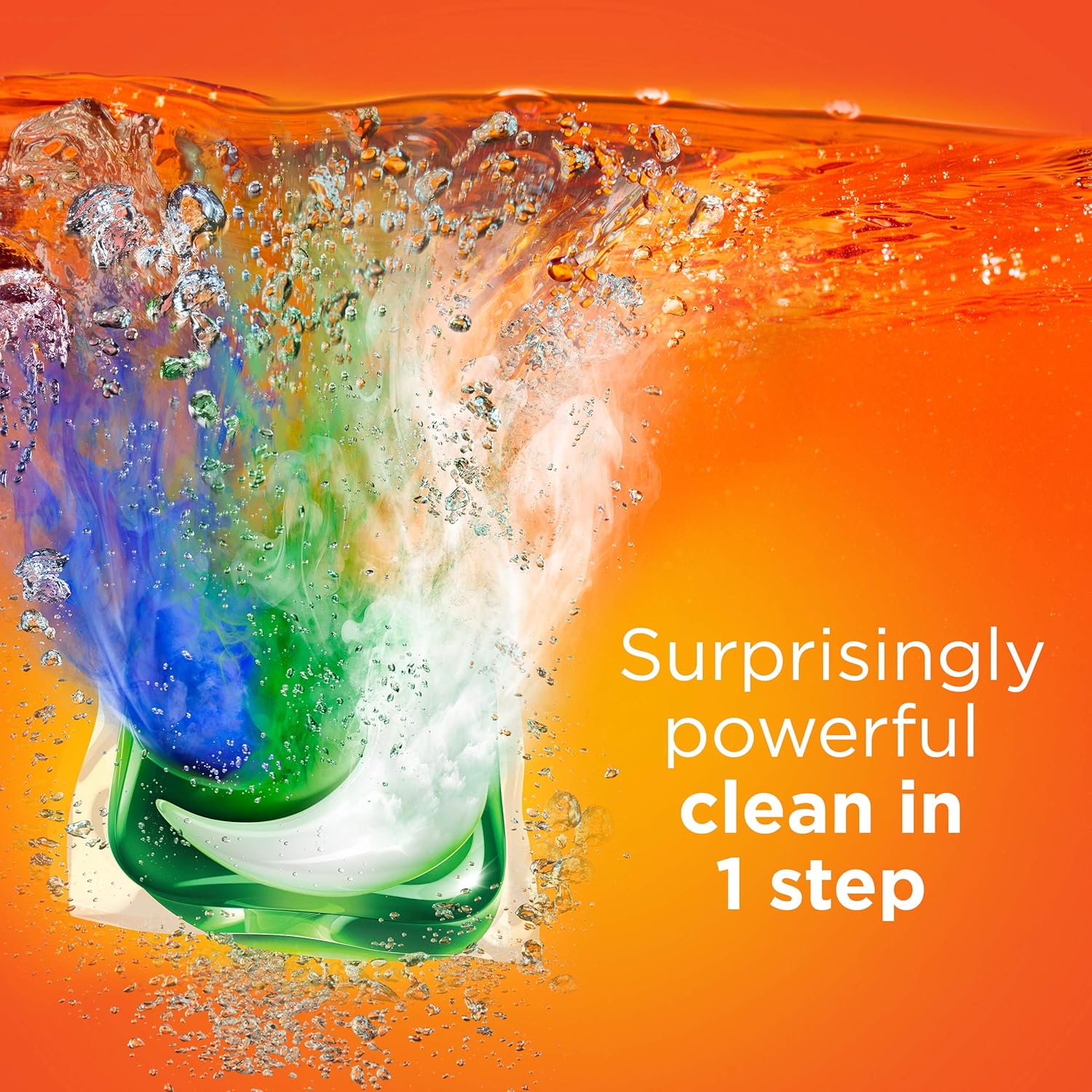 Tide PODS Liquid Laundry Detergent Soap Pacs, Powerful 3-in-1 Clean in One Step, He Compatible, Spring Meadow Scent, 76 Count