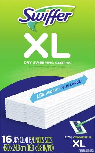 Swiffer Sweeper X-Large Disposable Sweeping Cloths, 16-Count Boxes (Pack of 3)