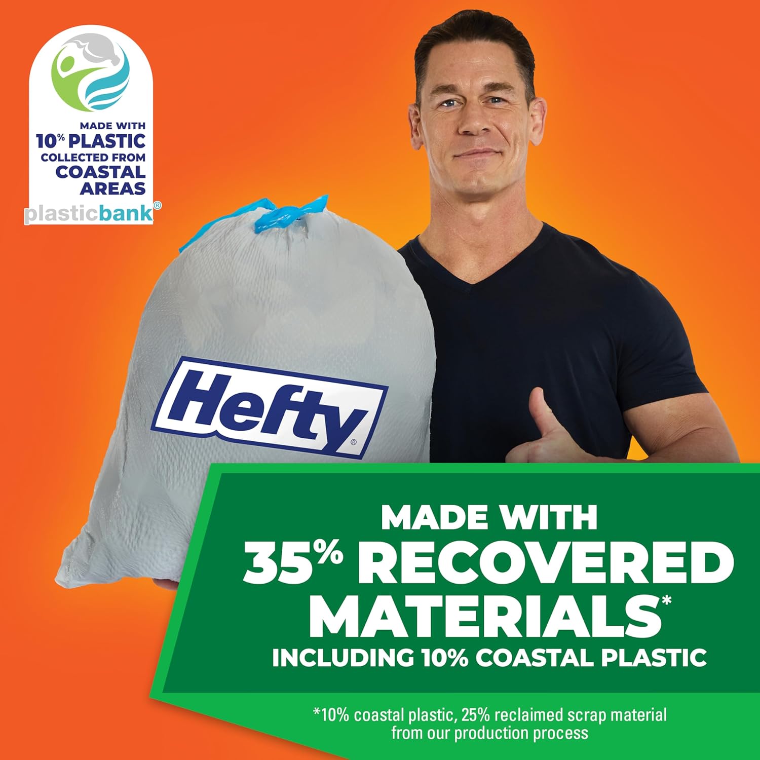 Hefty Ultra Strong Tall Kitchen Trash Bags, Lavender & Sweet Vanilla Scent, 13 Gallon, 80 Count