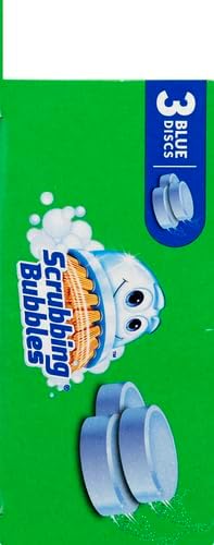 Scrubbing Bubbles Toilet Continuous Clean Drop-Ins, Toilet Bowl Tablets Help Prevent Limescale Buildup and Stains, 5 Count, 7.05 Oz
