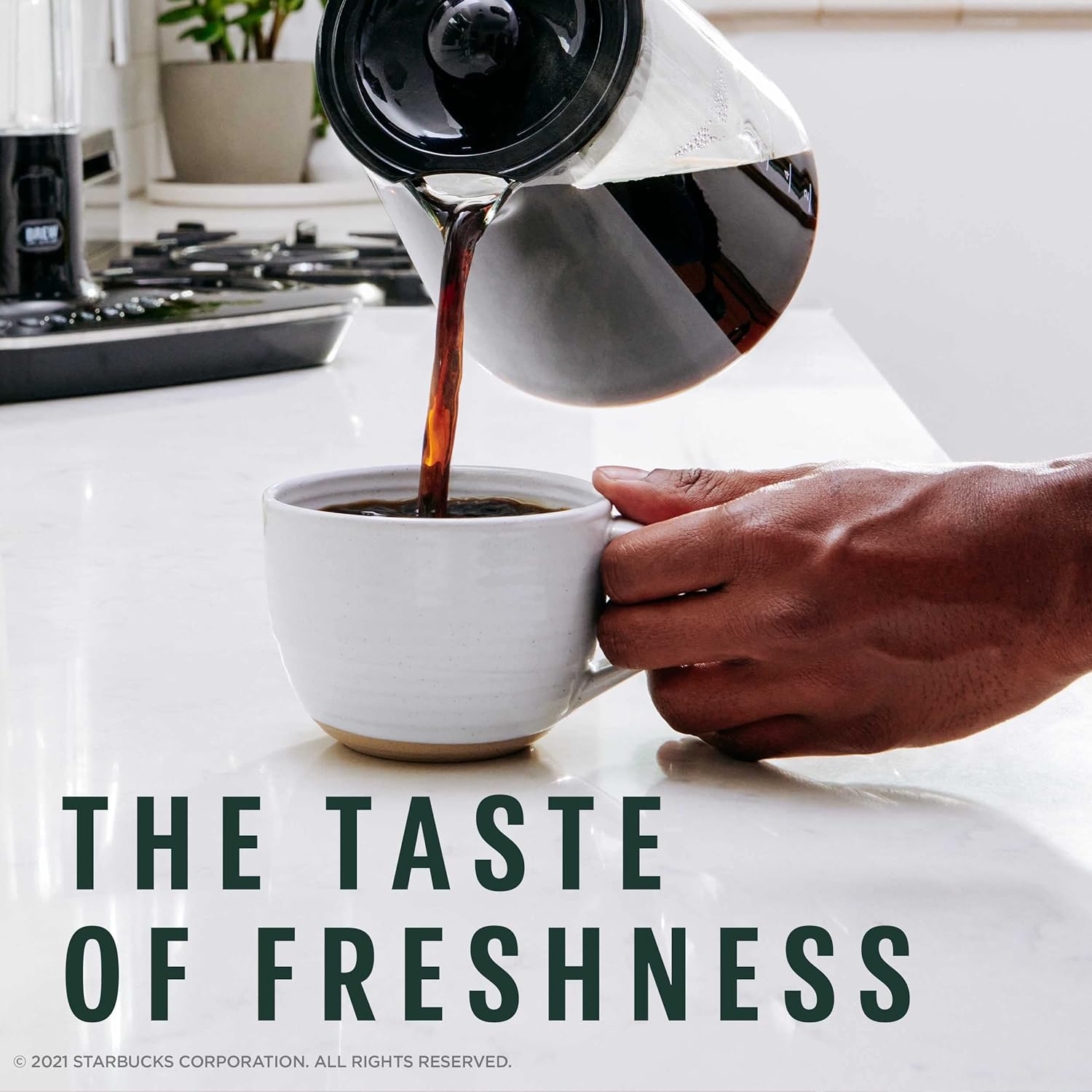 Starbucks Whole Bean Coffee, Dark Roast Coffee, Espresso Roast, 100% Arabica, 1 bag (40 oz)