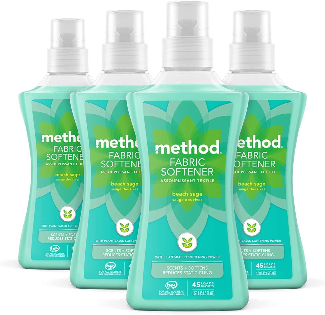 Method Fabric Softener; Ginger Mango; 53.5 Ounces; 45 Loads; 1 pack; Packaging May Vary