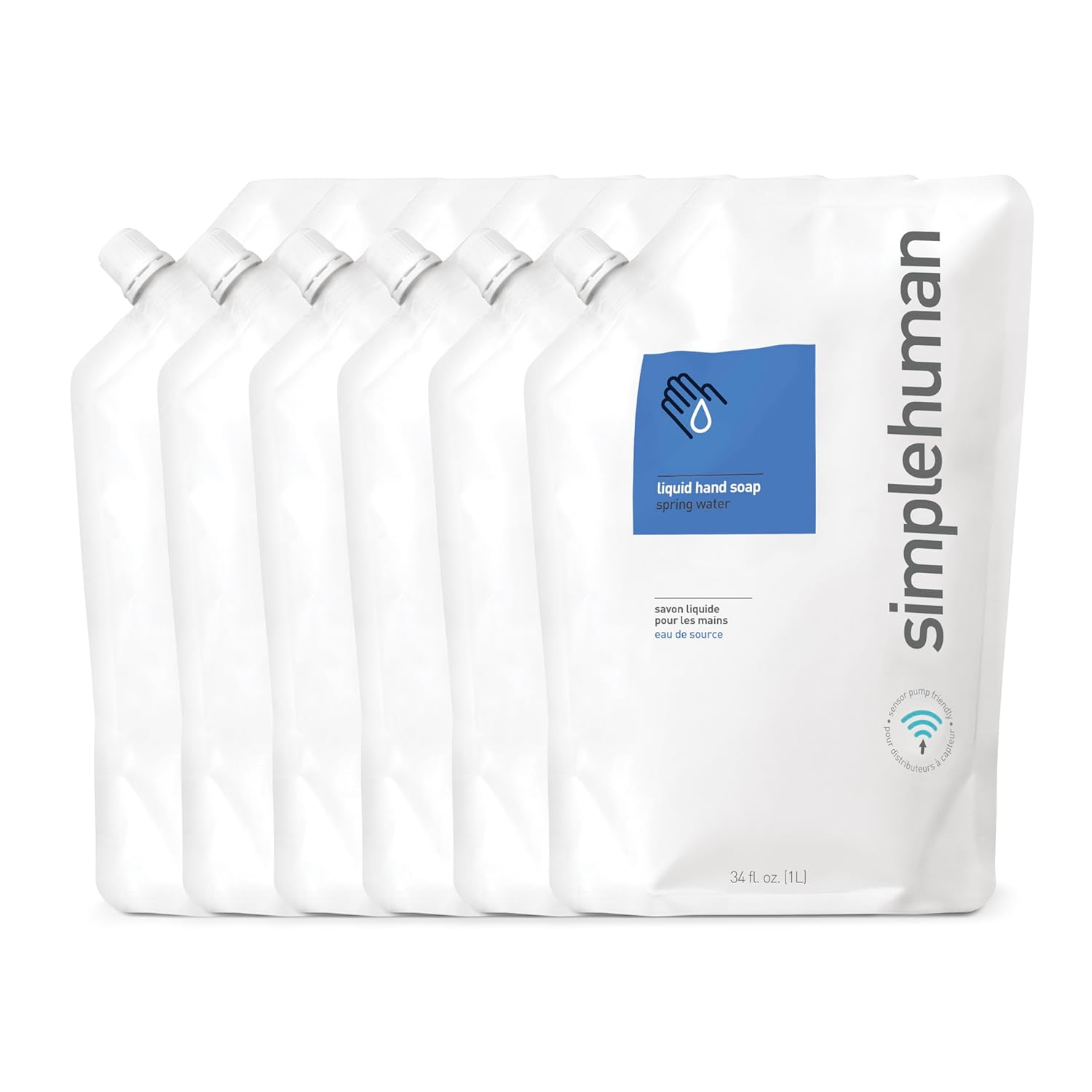 simplehuman Lavender Moisturizing Liquid Hand Soap Refill Pouch, 34 Fl. Oz.