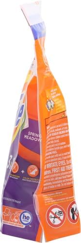 Tide PODS Liquid Laundry Detergent Soap Pacs, Powerful 3-in-1 Clean in One Step, He Compatible, Spring Meadow Scent, 76 Count