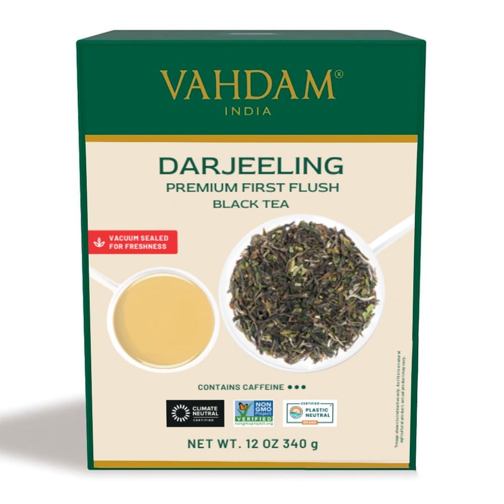 VAHDAM, Organic Turmeric Ginger Herbal Tea Bags (100 Pyramid Tea Bags) Caffeine Free, Non GMO, Gluten Free | 100% Pure Herbal Blend - Savory & Spicy | Plant-Based Tea Bags | Resealable Ziplock Pouch