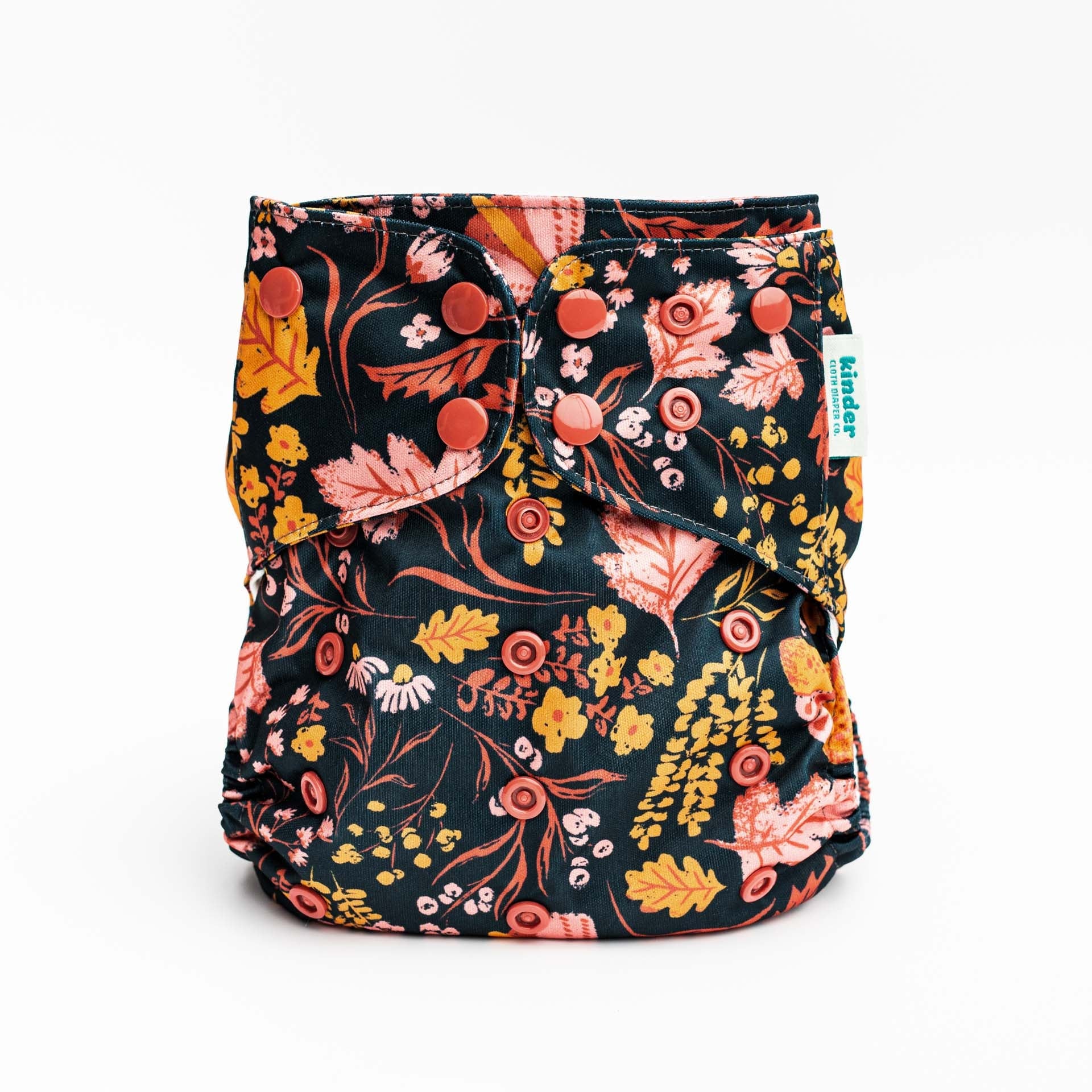 Kinder Cloth Diaper Co. Patterned Pocket Cloth Diaper with Athletic Wicking Jersey
