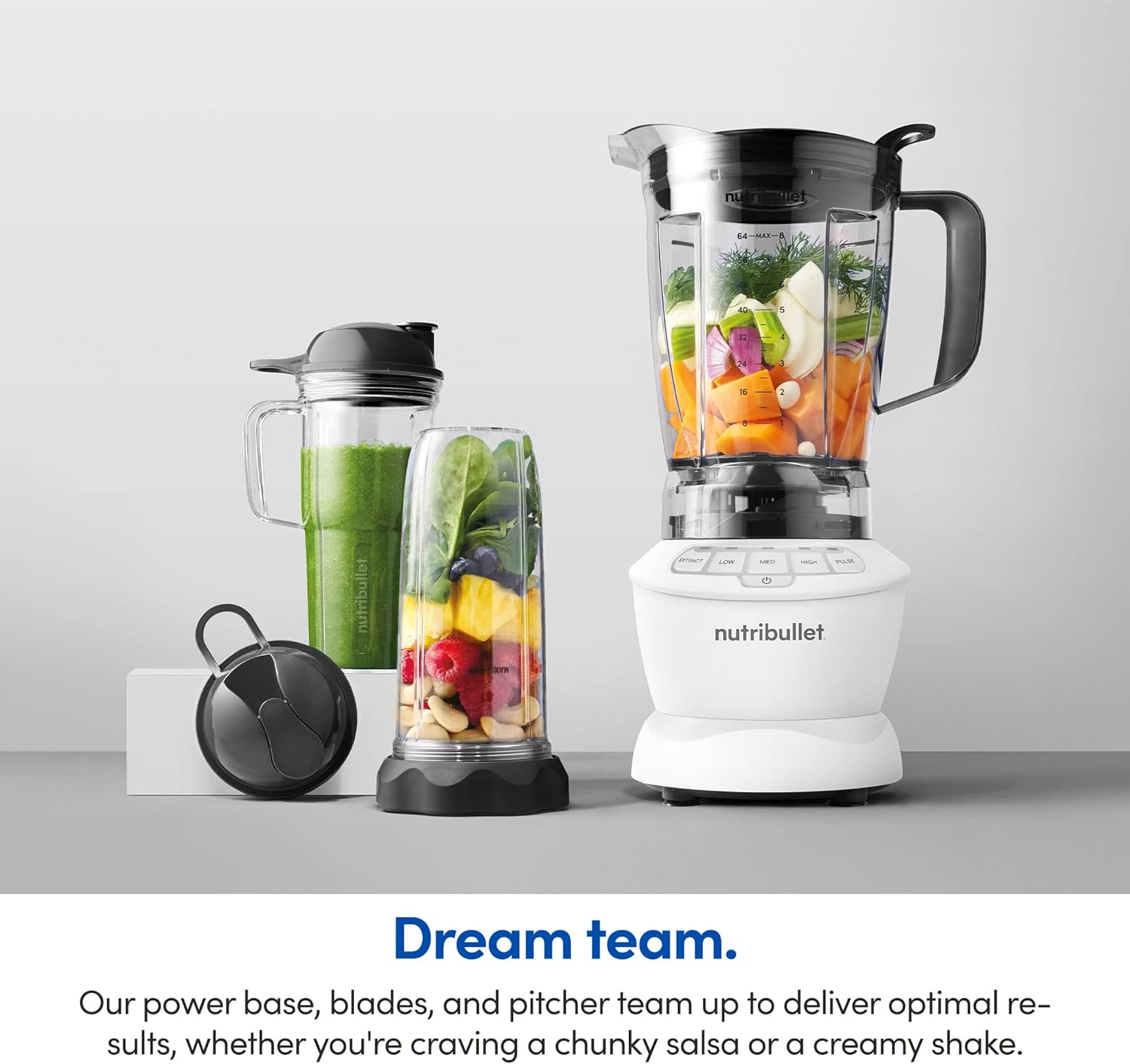 nutribullet Full-Size Blender Combo 1200W – NBF50500 - Dark Gray