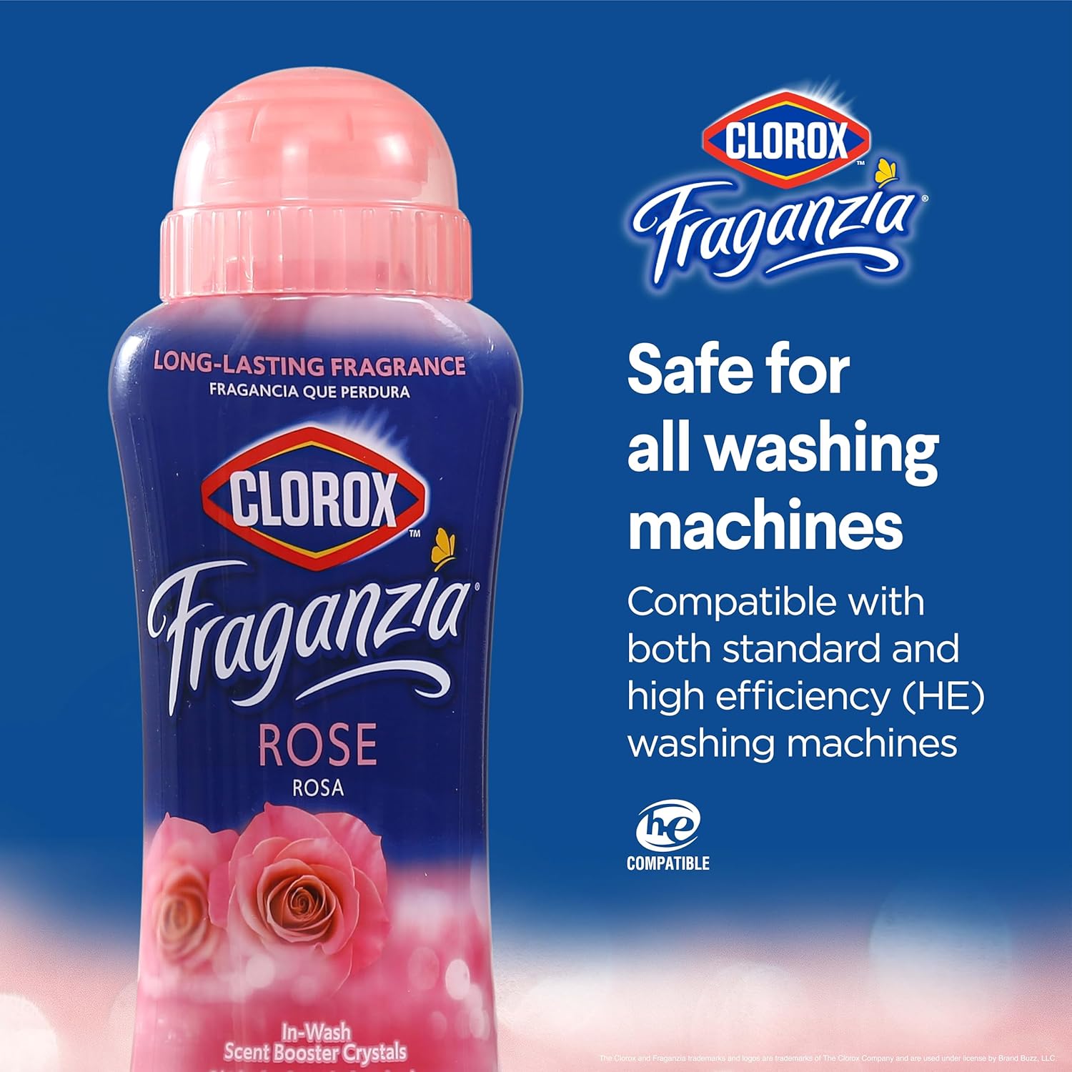 Clorox Fraganzia In-Wash Scent Booster Crystals in Ocean Scent, 18 Oz Twin Pack | Laundry Scent Booster Crystals | In-wash Scent Booster for Fresh Laundry in Ocean Scent 18 Ounce Twin Pack, 36oz