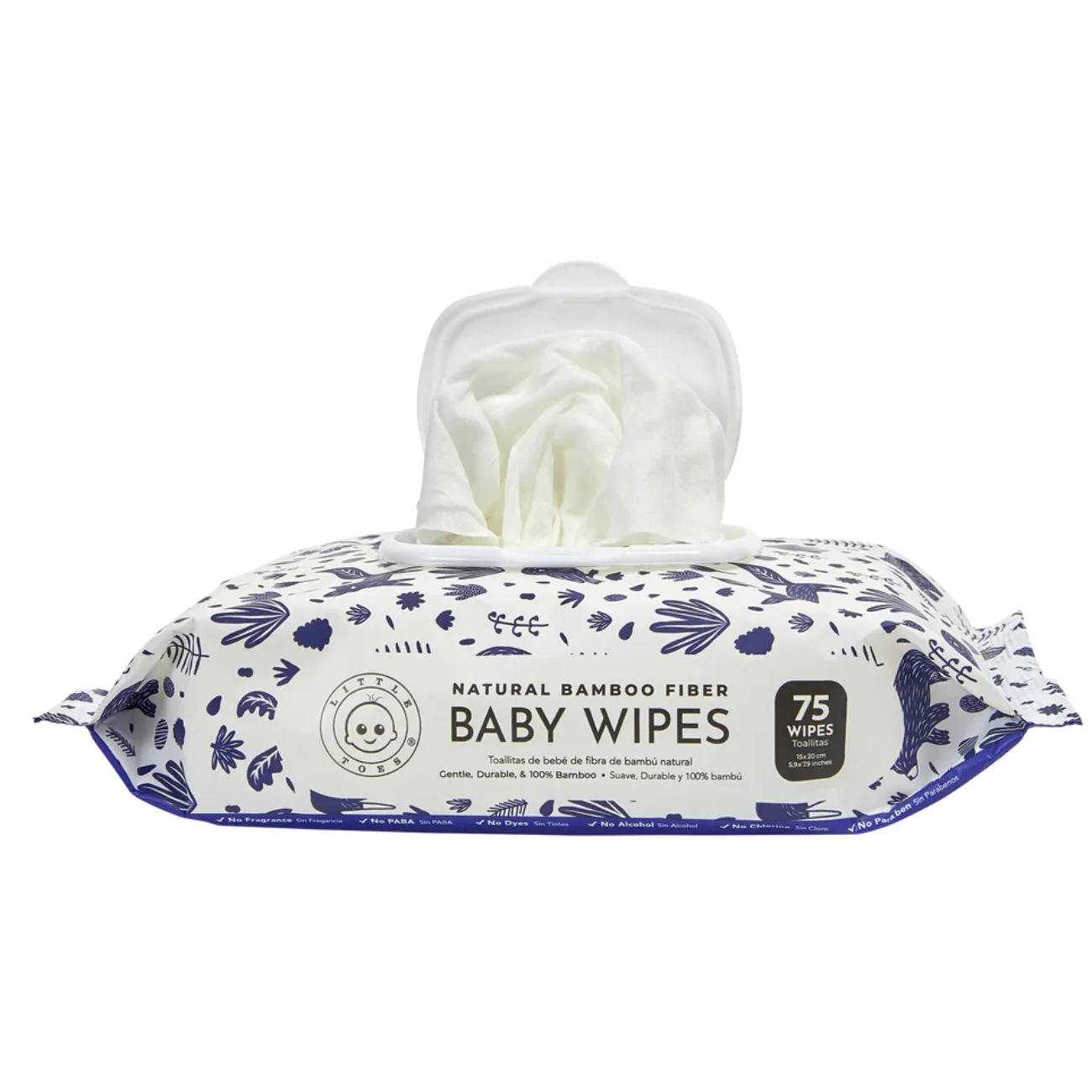 Little Toes Natural Hypoallergenic Bamboo Baby Wipes