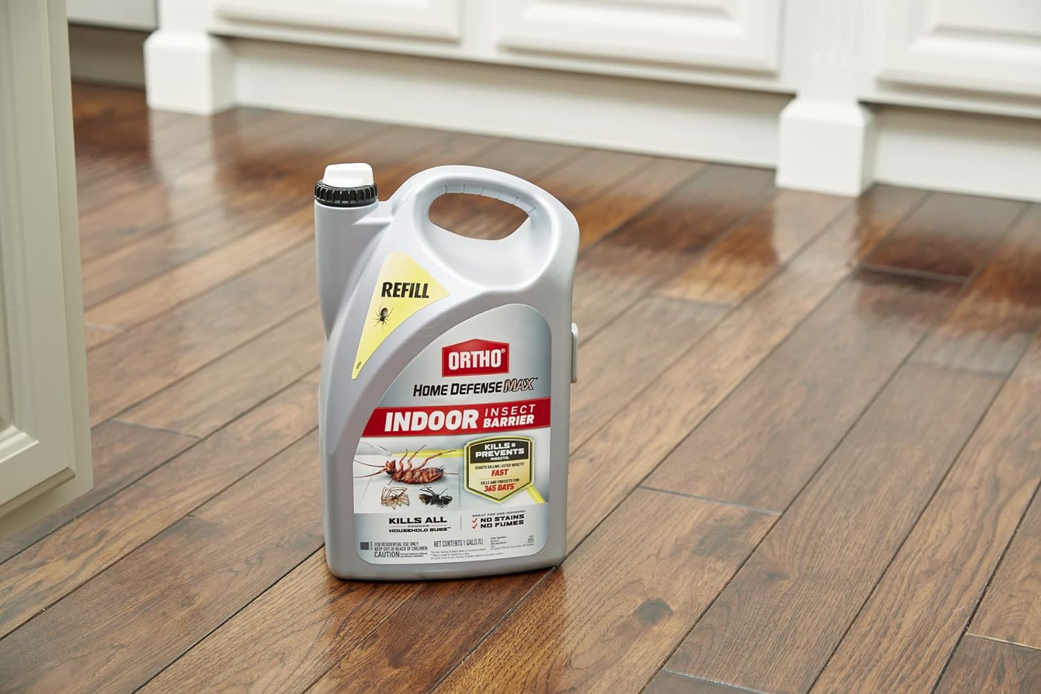 Ortho Home Defense Max Indoor Insect Barrier: Starts to Kill Ants, Roaches, Spiders, Fleas & Ticks Fast, 1 gal.
