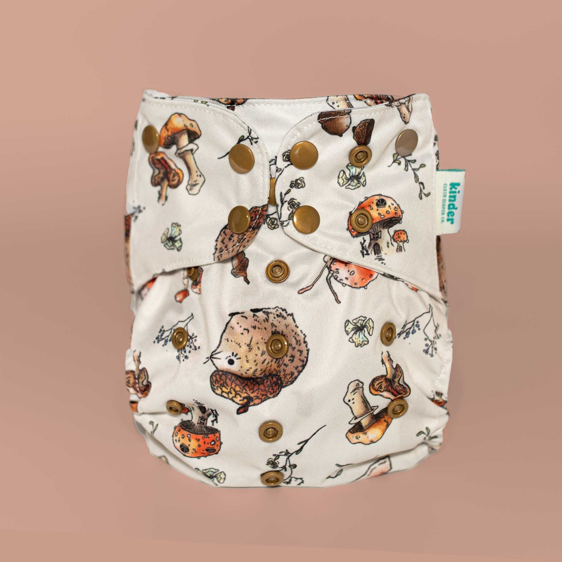 Kinder Cloth Diaper Co. Artist Collaborations Pocket Cloth Diaper with Athletic Wicking Jersey