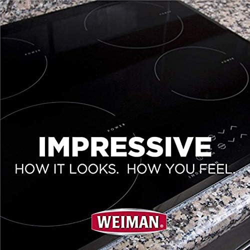 Weiman Non-Abrasive, No Scratch Induction Glass Ceramic Stove Cooktop Heavy Duty Cleaner and Polish, 20 Ounce