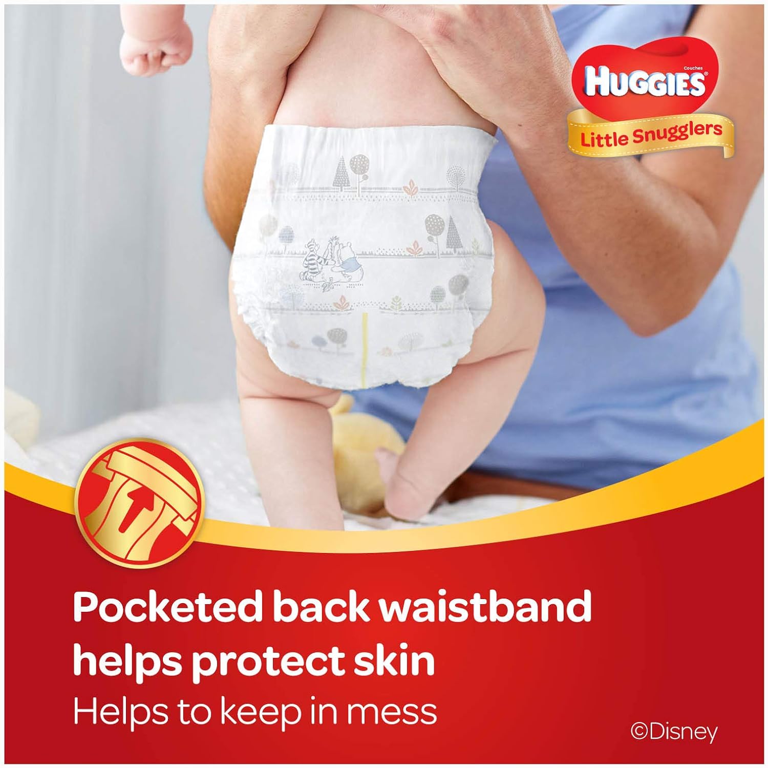 Huggies Size 1 Diapers, Little Snugglers Diapers, Size 1 (8-14 lbs), 198 Ct (6 packs of 33)