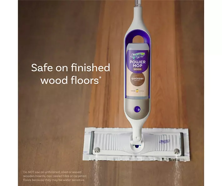 PowerMop Wood Mopping Pad Refills, 8-Count