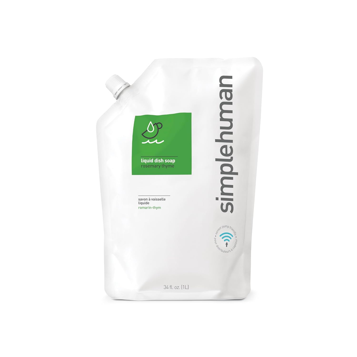 simplehuman Lavender Moisturizing Liquid Hand Soap Refill Pouch, 34 Fl. Oz.