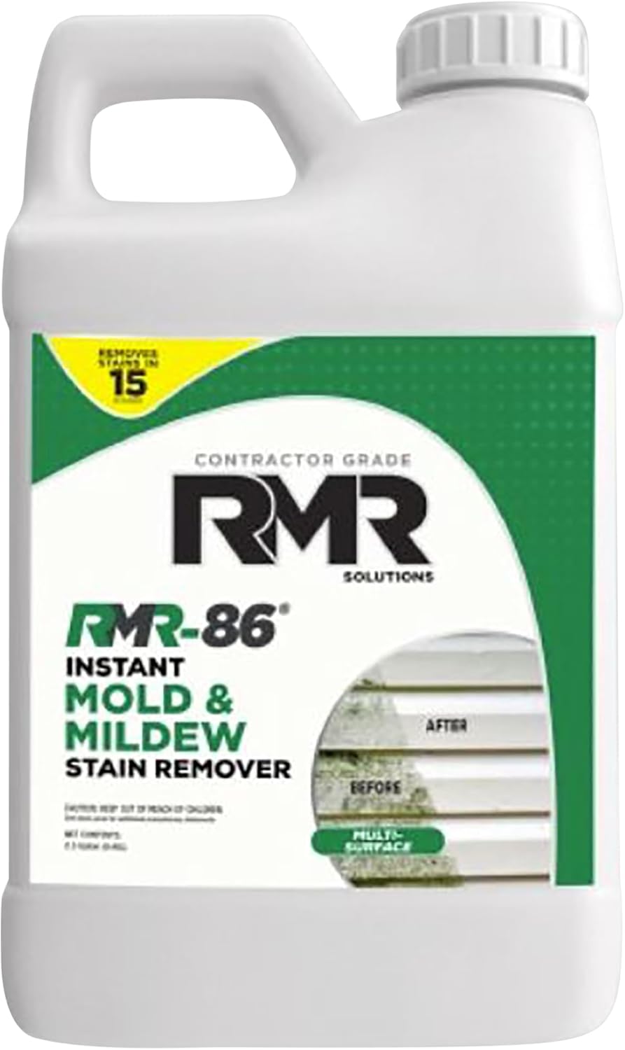 RMR-86 Instant Mold and Mildew Stain Remover Spray - Scrub Free Formula, 32 Fl Oz