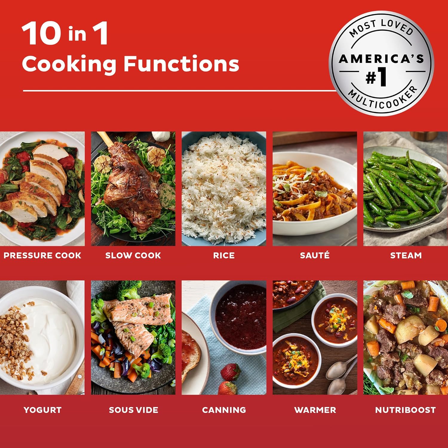 Instant Pot Duo Plus 9-in-1 Electric Pressure Cooker,