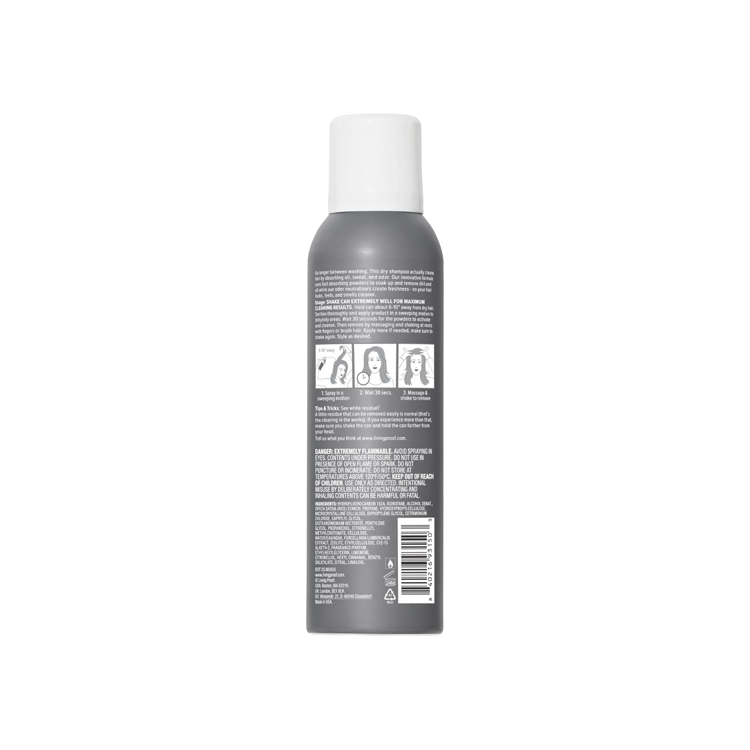 Living proof Dry Shampoo Perfect hair Day for Women and Men oz