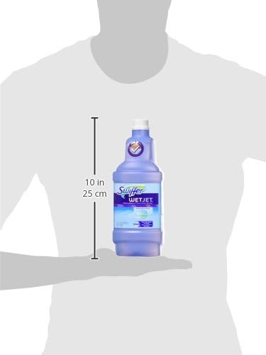 Swiffer WetJet Multi-Purpose Floor Cleaner Solution with Febreze Refill, Lavender Scent, 1.25 Liter -42.2 Fl Oz (Pack of 2)