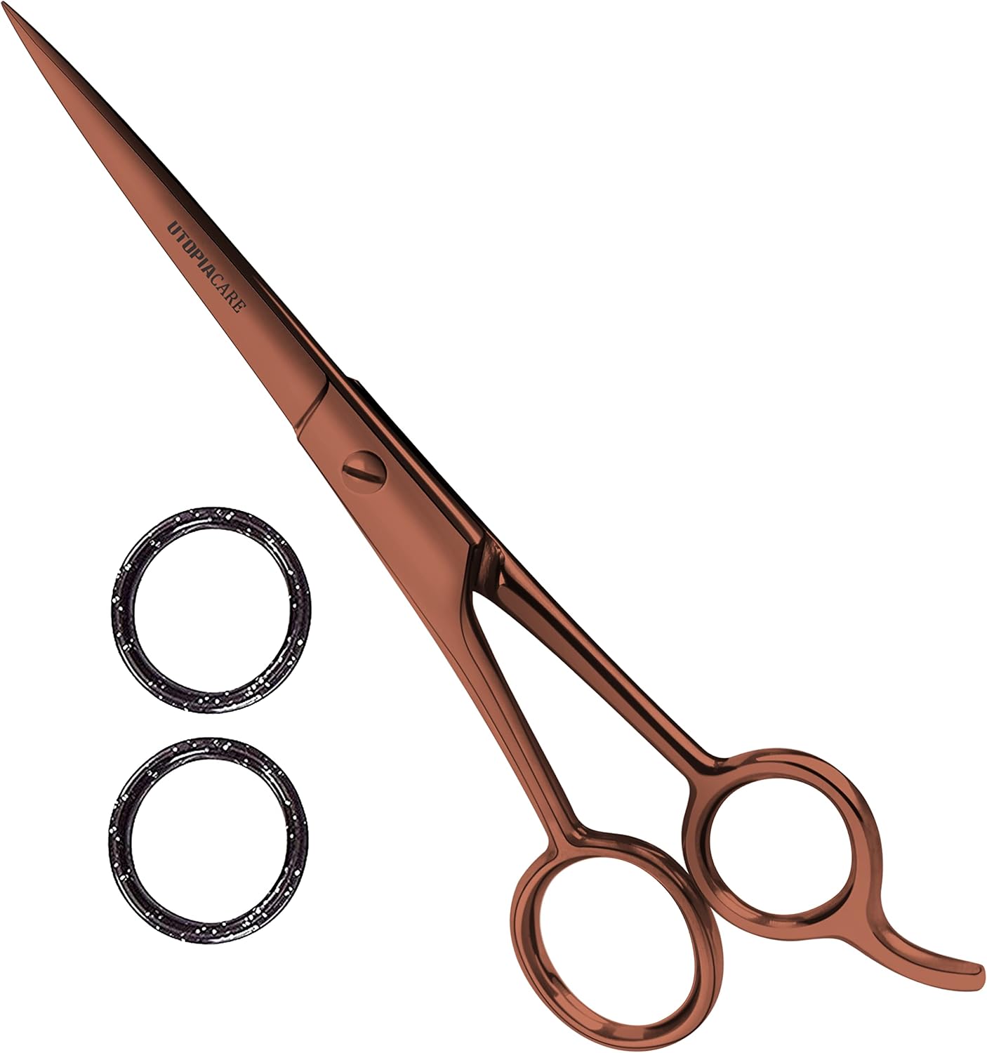 Utopia Care Hair Cutting and Hairdressing Scissors 6.5 Inch, Premium Stainless Steel shears with smooth Razor & Sharp Edge Blades, for Salons, Men & Women, Kids, Adults, & Pets - Silver
