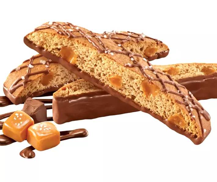 Salted Caramel Biscotti, 8-Pack
