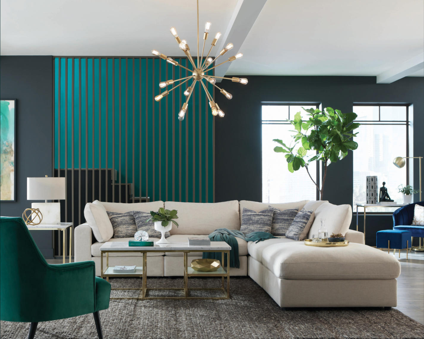 551321-SET 6 PC SECTIONAL SET