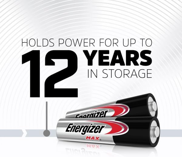 Energizer AA Batteries and AAA Batteries, 24 Max Double A Batteries and 24 Max Triple A Batteries Combo Pack, 48 Count