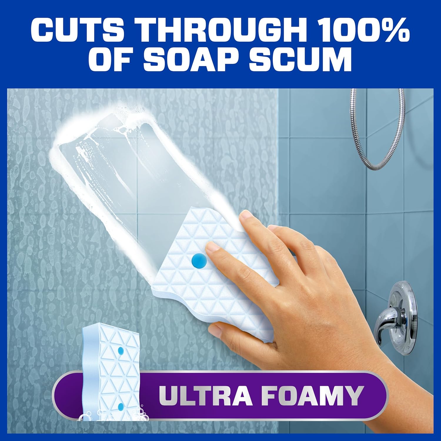 Mr. Clean Magic Eraser Variety Pack with Ultra Thick, Ultra Foamy, and Extra Durable Multi Purpose Cleaner, Magic Eraser Sponge Multi Surface Cleaner, 6ct