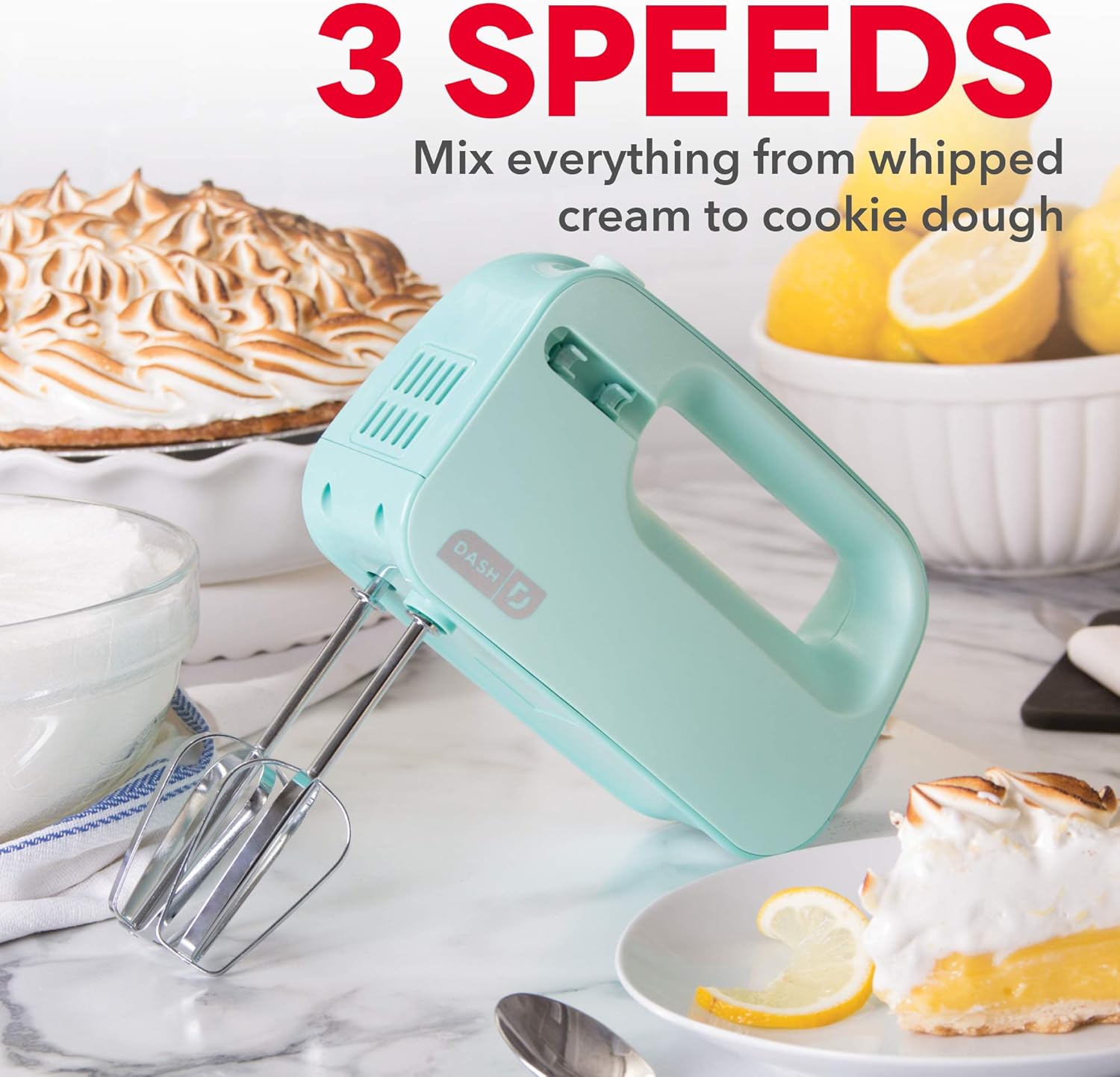 DASH Mini Rice Cooker Steamer with Removable Nonstick Pot, Keep Warm Function & Recipe Guide, .5 Quart, for Soups, Stews, Grains & Oatmeal - Aqua