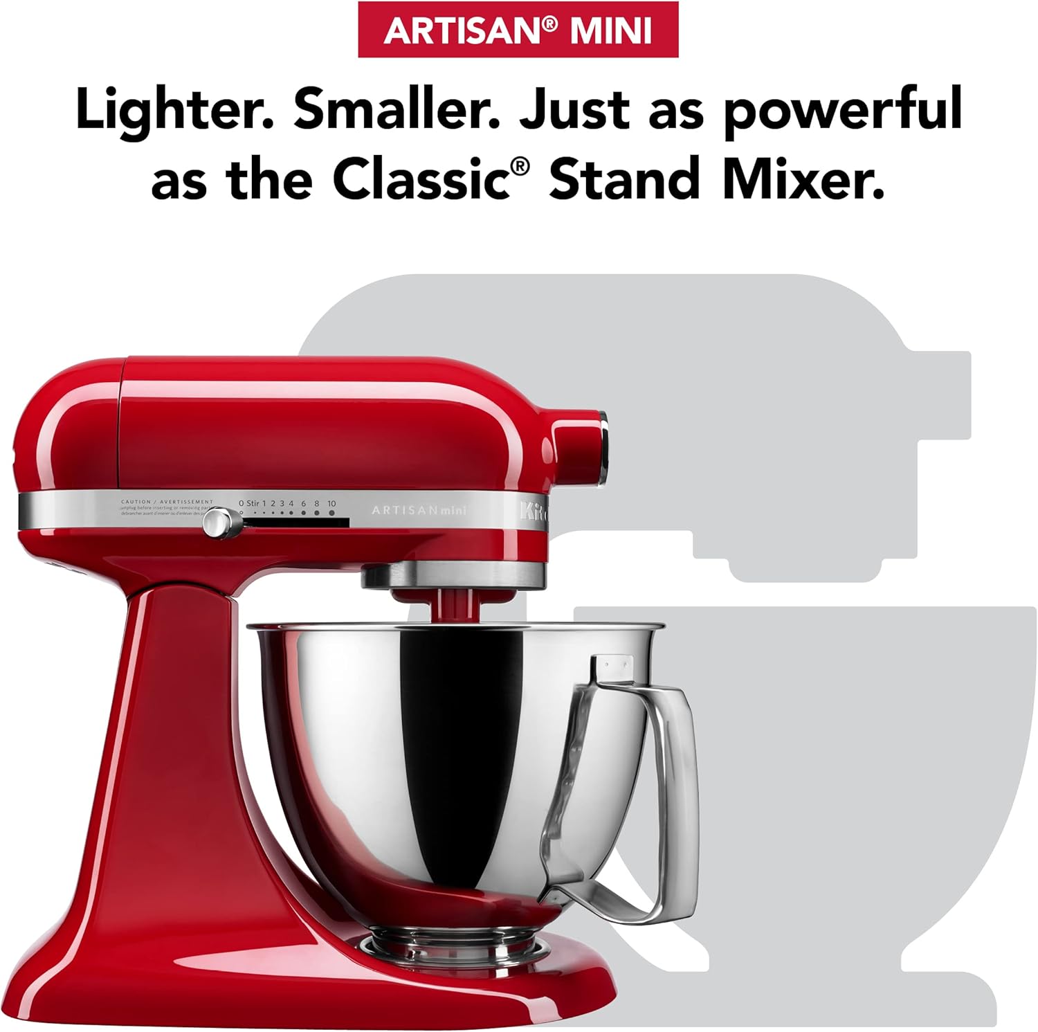 KitchenAid Artisan Mini 3.5 Quart Tilt-Head Stand Mixer - KSM3316X - Black Matte