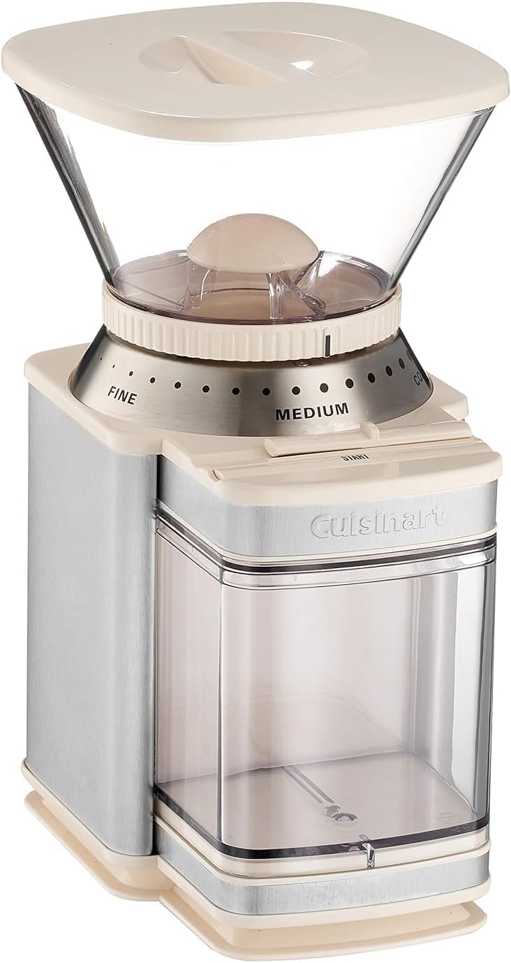 CUISINART Coffee Grinder, Electric Burr One-Touch Automatic Grinder with18-Position Grind Selector, Stainless Steel, DBM-8P1