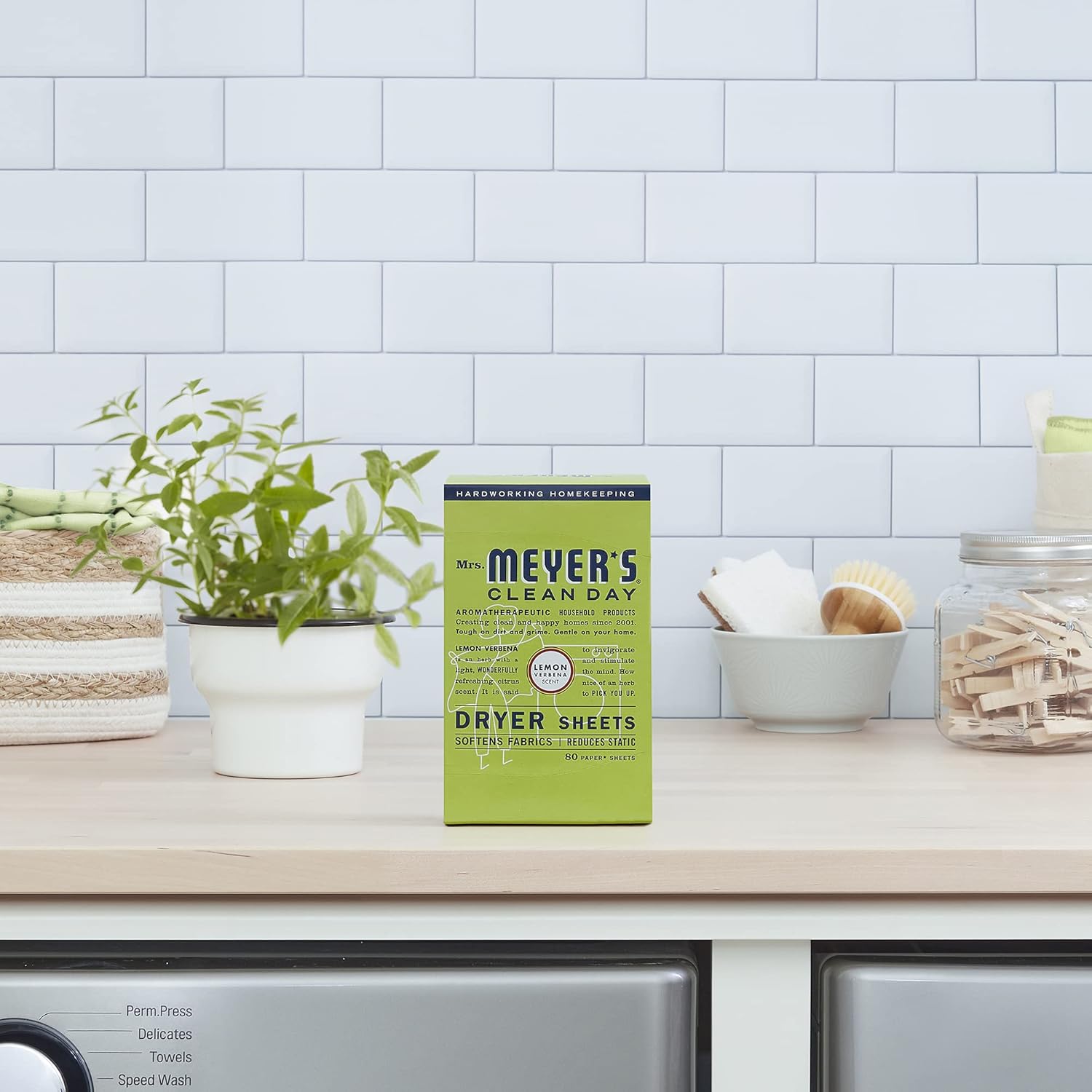MRS. MEYER'S CLEAN DAY Dryer Sheets, Lavender, 80 ct