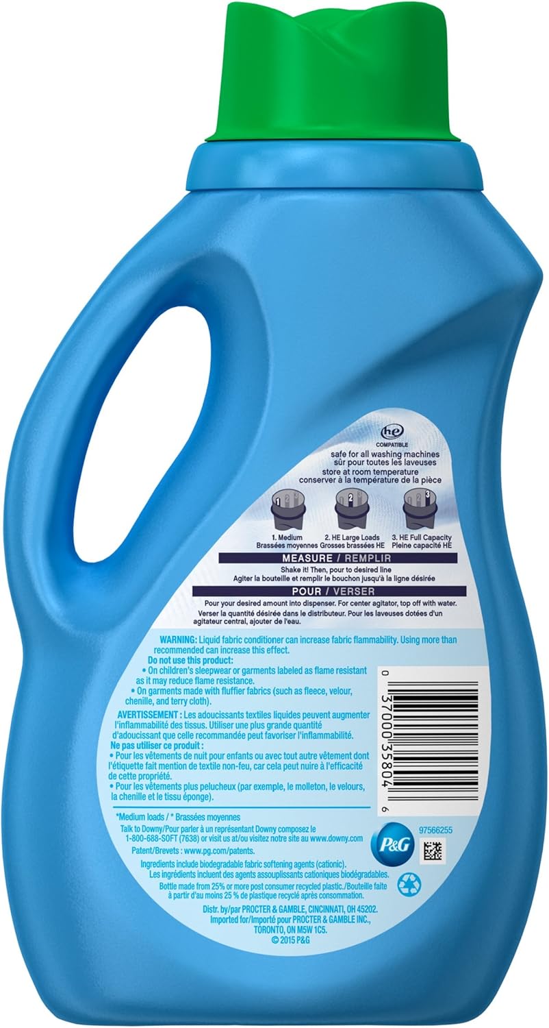 Downy Ultra Laundry Fabric Softener Liquid, April Fresh Scent, 168 Total Loads (Pack of 3)