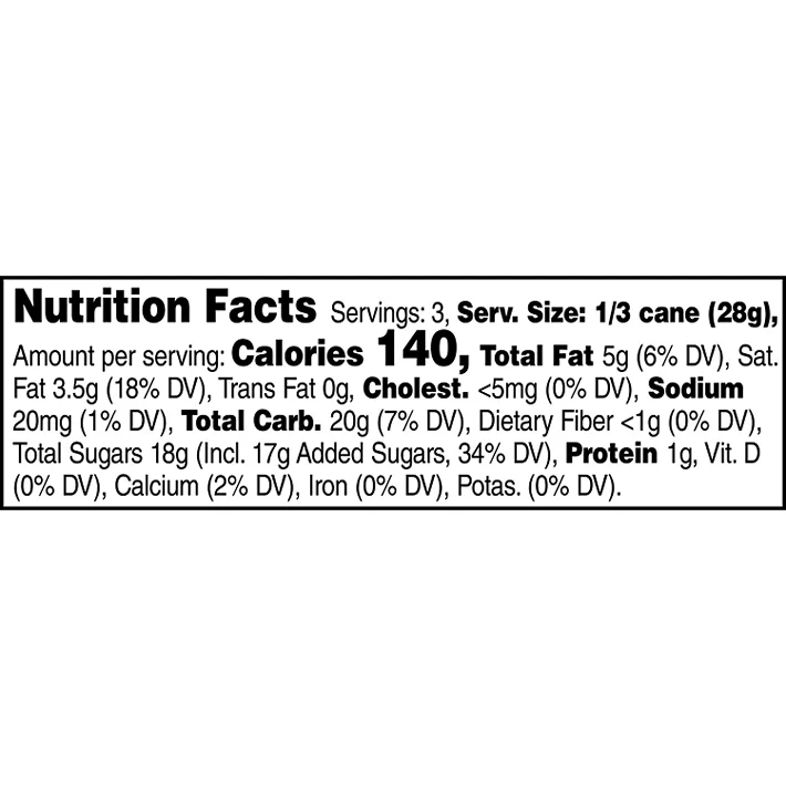 Holiday Milk Chocolate Candy in Candy Cane, 3 Oz.