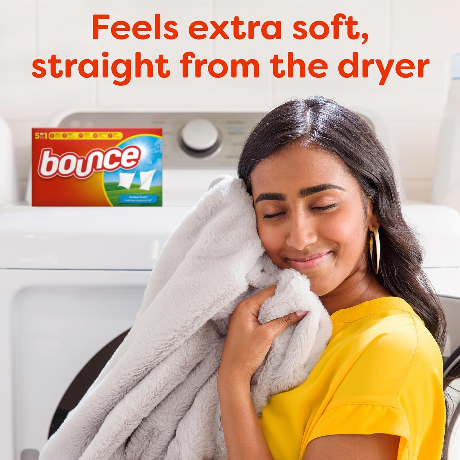 Bounce Dryer Sheets Laundry Fabric Softener, Fresh Linen Scent, 240 Count