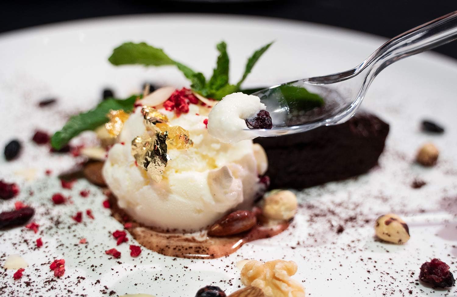 POSATE Heavy Weight Plastic Forks, Clear Disposable, 100 Count