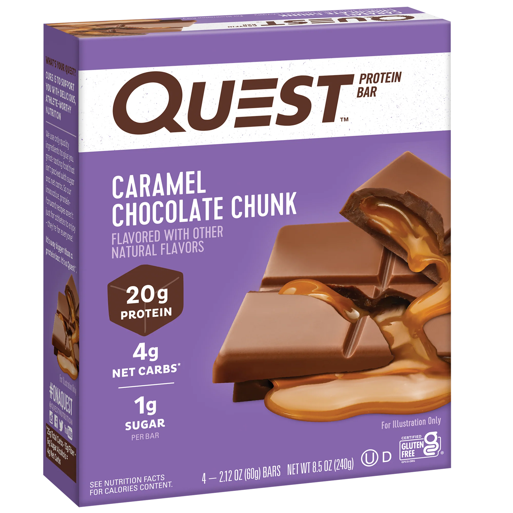 Caramel Chocolate Chunk Protein Bars