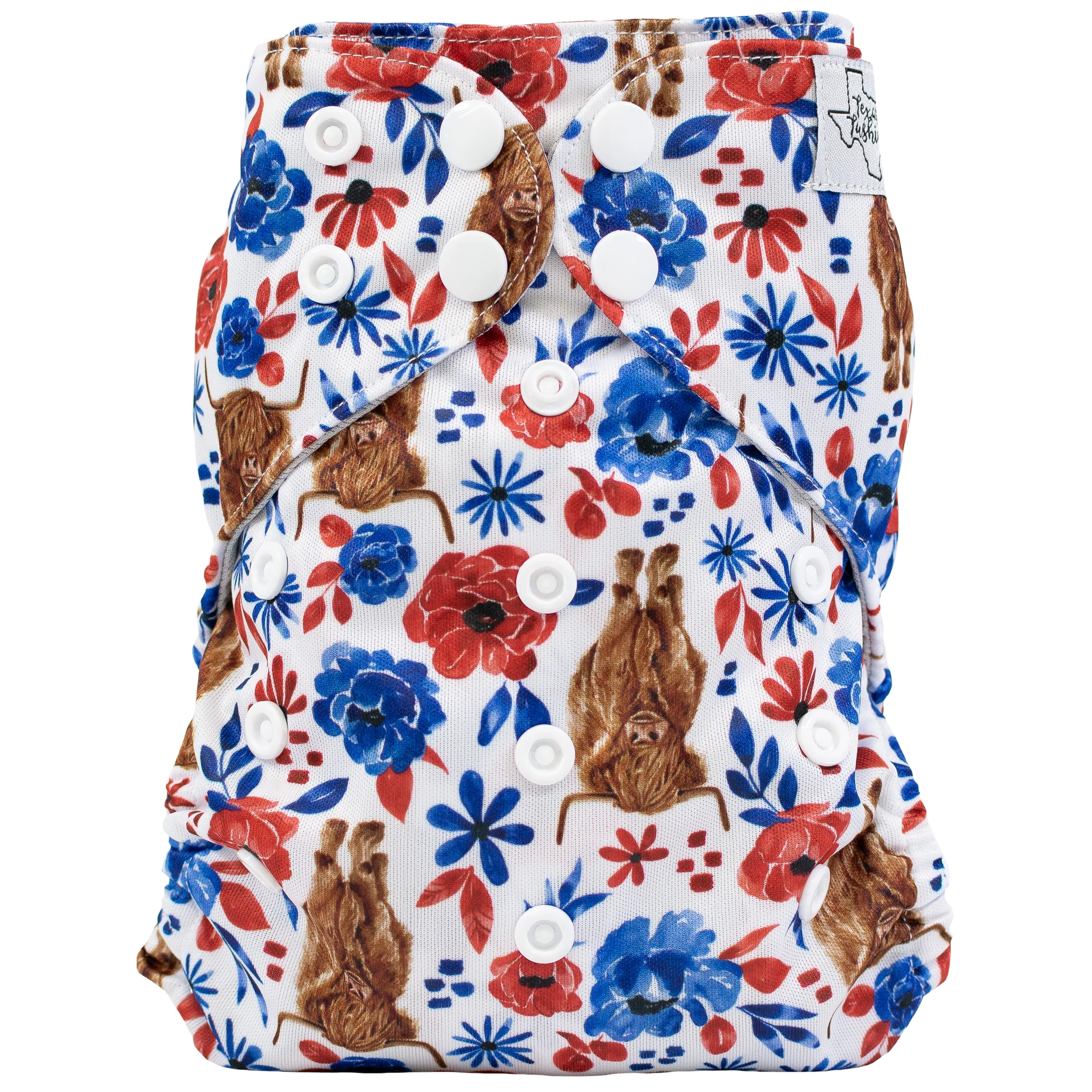 Texas Tushies Slim Fit AIO Cloth Diaper