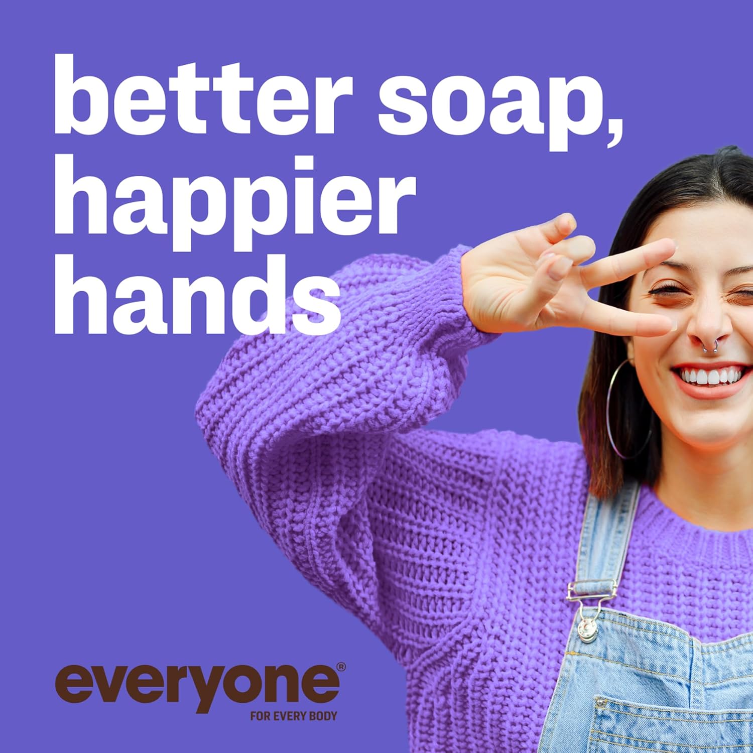 Everyone Liquid Hand Soap, 12.75 Ounce (Pack of 3), Meyer Lemon and Mandarin, Plant-Based Cleanser with Pure Essential Oils