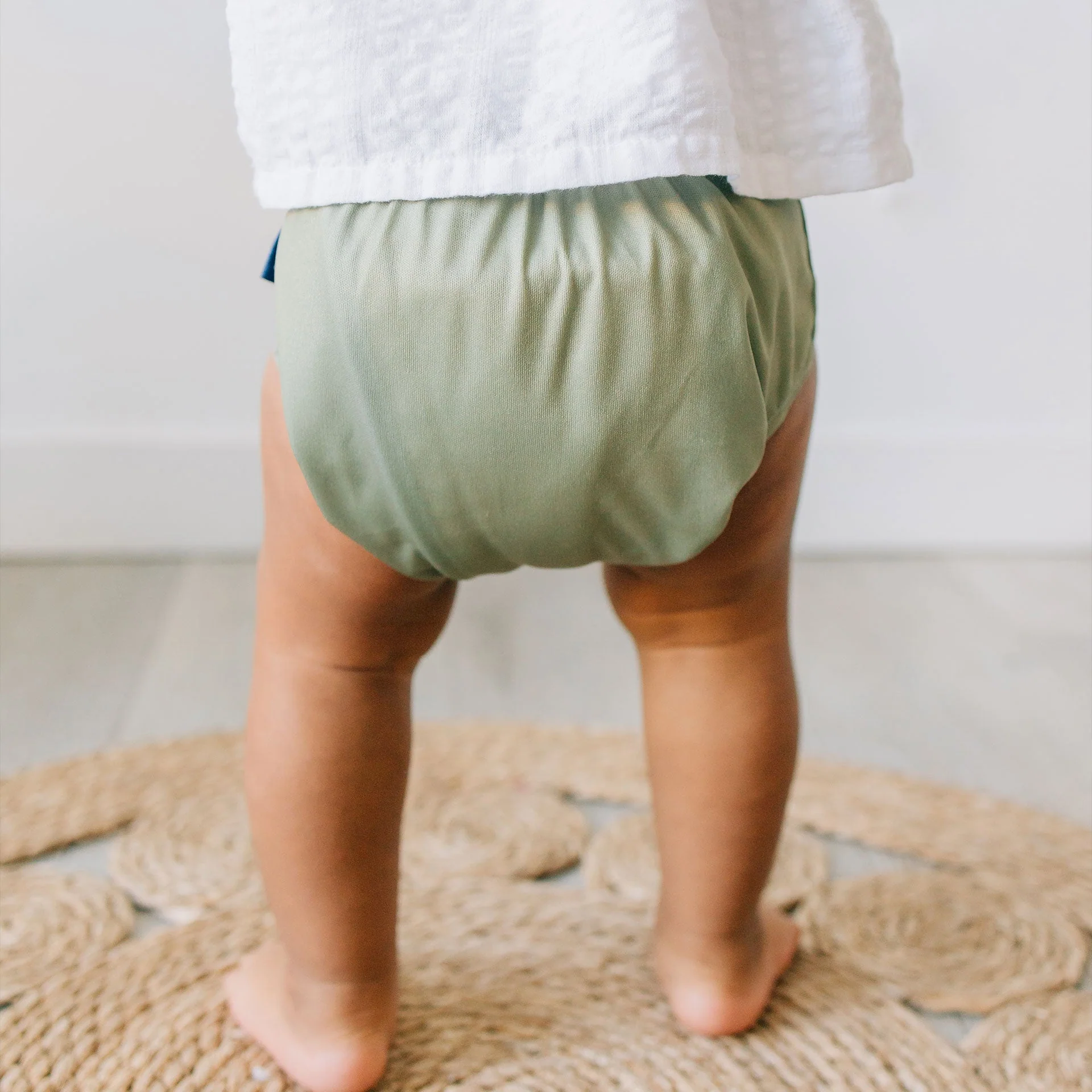 Kinder Cloth Diaper Co. Boho Basics Pocket Cloth Diaper with Athletic Wicking Jersey