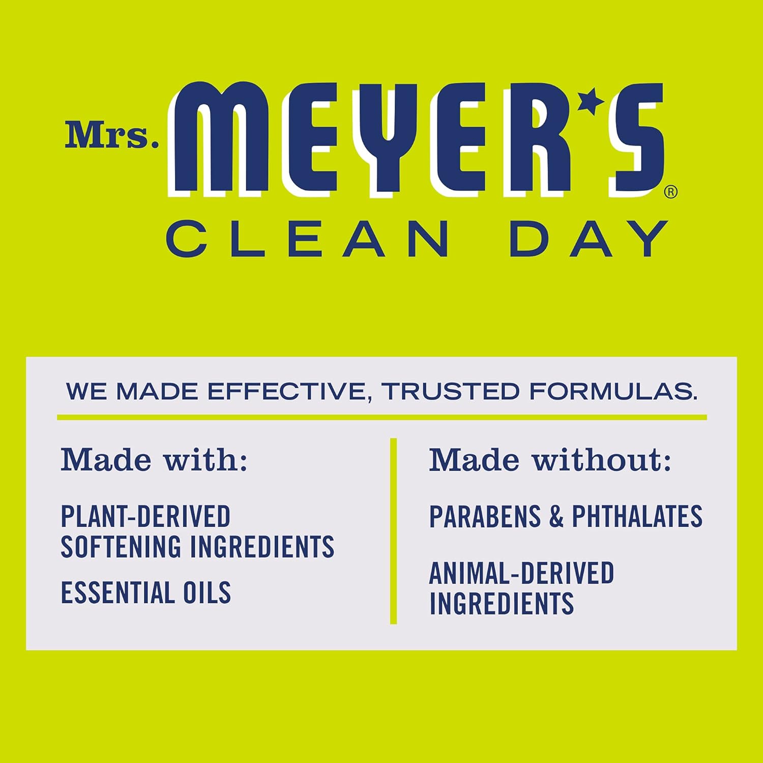 MRS. MEYER'S CLEAN DAY Dryer Sheets, Lavender, 80 ct