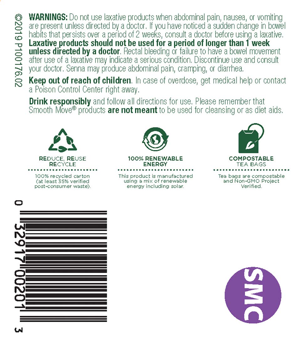 Traditional Medicinals Smooth Move, Helps Relieve Constipation Overnight, 16 Teabags