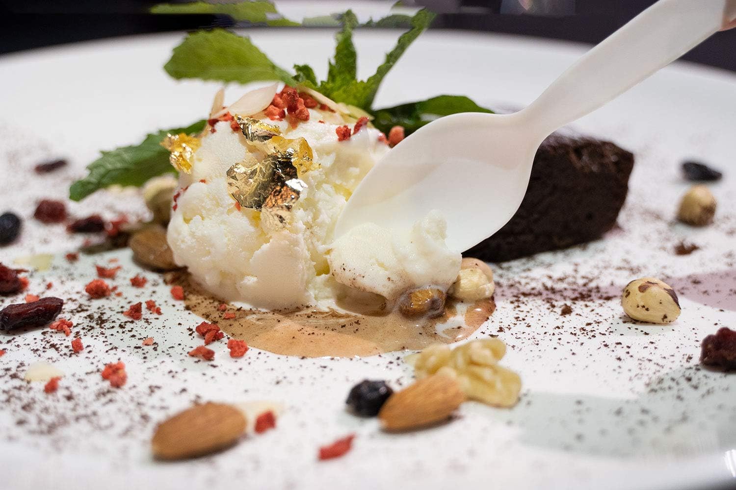 POSATE Heavyweight Plastic Spoons, Clear, 100 Count