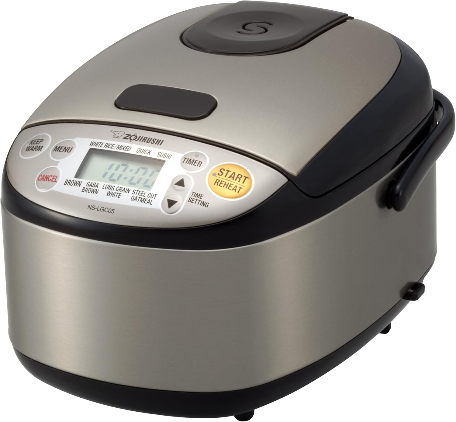 Zojirushi NS-TSC10 5-1/2-Cup (Uncooked) Micom Rice Cooker and Warmer, 1.0-Liter
