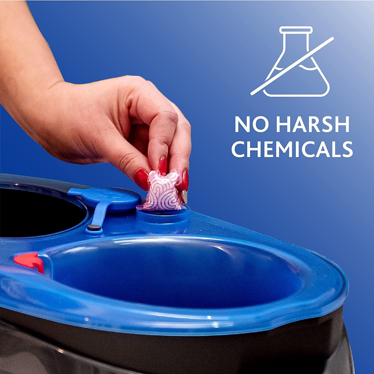 O-Cedar EasyWring Microfiber Spin Mop & Bucket Floor Cleaning System + 2 Extra Refills, Red/Gray